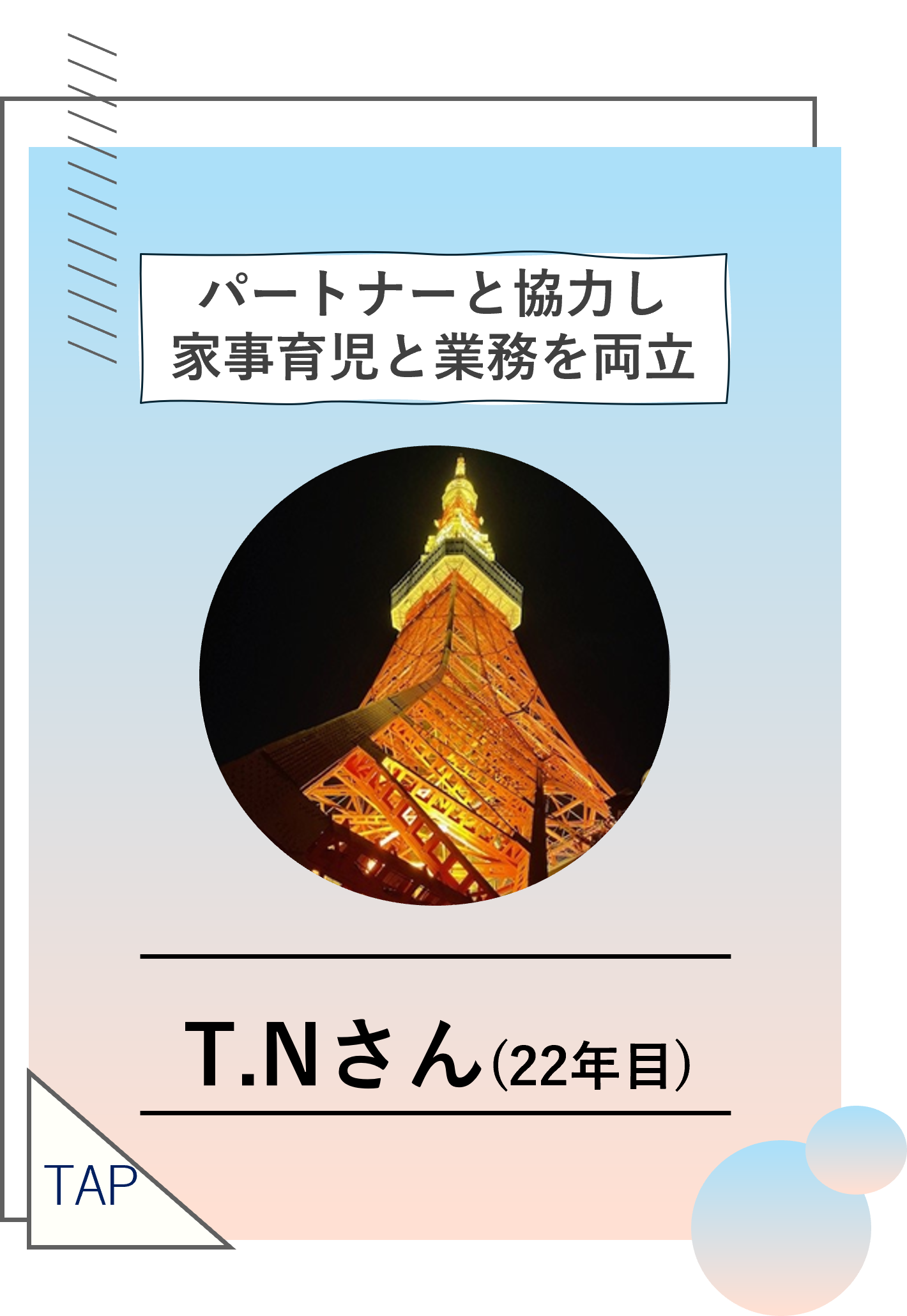 T.Nさん（22年目）