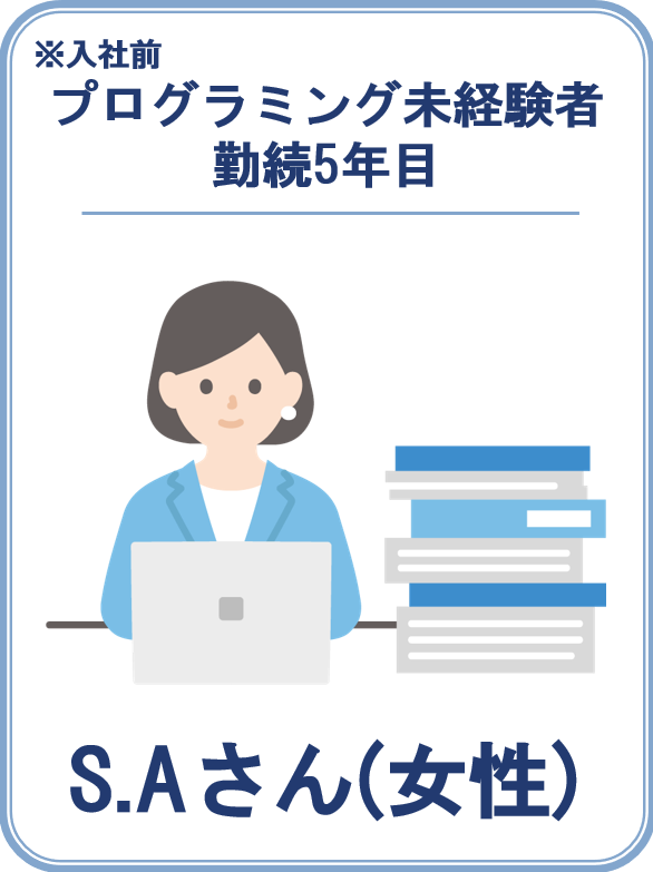内販業務プログラミング未経験者の説明写真